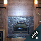 Meecham Fireplace and Mantle AFTER